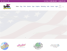 Tablet Screenshot of flagspolesbanners.com